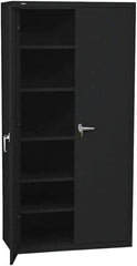 Hon - 5 Shelf Locking Storage Cabinet - Steel, 36" Wide x 18" Deep x 71" High - Industrial Tool & Supply