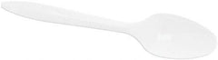 DART - Dart Style Setter Mediumweight Plastic Teaspoons - White - Industrial Tool & Supply