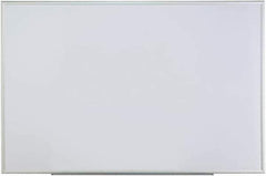 UNIVERSAL - 48" High x 72" Wide Erasable Melamine Marker Boards - Anodized Aluminum, 0.6" Deep, Includes Mounting Kit - Industrial Tool & Supply