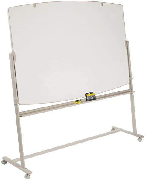 Quartet - 48" High x 72" Wide Reversible Total Erase Laminate Marker Boards - Steel Frame, 4-3/8" Deep, Includes Dry-Erase Markers (Black, Blue, Green, Red) & One Eraser. - Industrial Tool & Supply