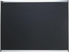 Quartet - 48" Wide x 36" High Tack Bulletin Board - High-Density Foam, Black - Industrial Tool & Supply