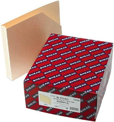 Samsill - 8-1/2 x 11", Letter Size, Manila, File Jackets/Sleeve/Wallet with Expanding End Tab Jacket - 11 Point Stock, Straight Tab Cut Location - Industrial Tool & Supply
