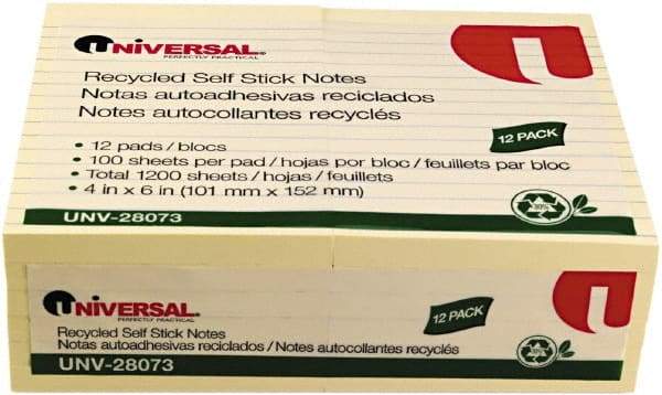 UNIVERSAL - Self-Stick Note & Page Flag Dispensers Size: 4" x 6" - Industrial Tool & Supply