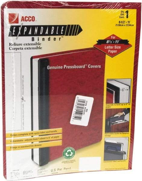 ACCO - 8-1/2 x 11", Letter Size, Blue, Data Binders - 11 Point Stock - Industrial Tool & Supply