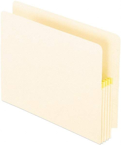 Pendaflex - 8-1/2 x 11", Letter Size, Manila, File Jackets/Sleeves/Wallets with Expanding Convertible End/Top Tab - 11 Point Stock, Straight Tab Cut Location - Industrial Tool & Supply