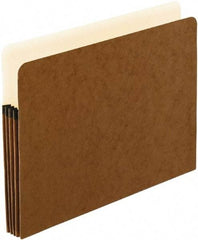 Pendaflex - 8-1/2 x 11", Letter Size, Red, Expandable File Folders with Top Tab Pocket - 11 Point Stock - Industrial Tool & Supply