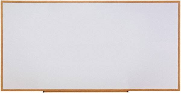 UNIVERSAL - 48" High x 96" Wide Erasable Melamine Marker Boards - Fiberboard Frame, 1" Deep, Includes Mounting Kit - Industrial Tool & Supply