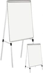 UNIVERSAL - Adjustable Whiteboard Easel - 41 Inch High - Industrial Tool & Supply