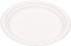 ECO PRODUCTS - Eco-Products Compostable Sugarcane Dinnerware, 9" Plate - White - Industrial Tool & Supply