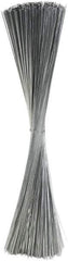 ADVANTUS - 12" Long Gray Galvanized Steel Wire Tag Fastener - 0.7" Max Bundle Diam - Industrial Tool & Supply