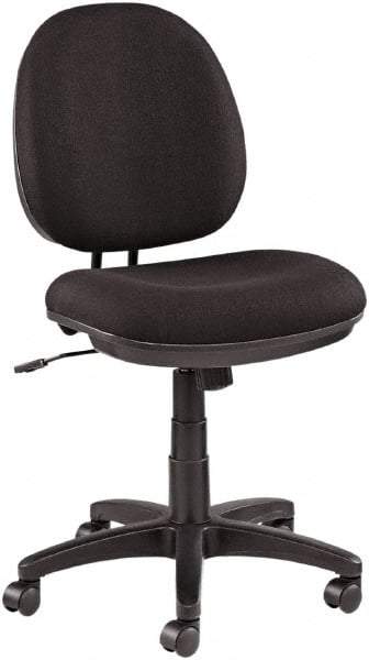 ALERA - 16-1/2" High Office/Managerial/Executive Chair - 19" Wide x 17" Deep, 100% Acrylic Seat, Black - Industrial Tool & Supply