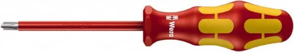 Wera - #1, 7-1/4" OAL, Insulated Phillips Screwdriver - Industrial Tool & Supply