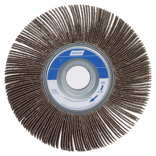 ‎3-1/2″ × 1″ × 5/8″ Metalite R265 Flap Wheel 60 Grit Aluminum Oxide - Industrial Tool & Supply