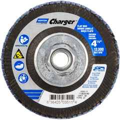 ‎4-1/2″ × 1/4″ × 5/8″ Charger R822 Flap Disc Type 27 Flat 40 Grit - Industrial Tool & Supply