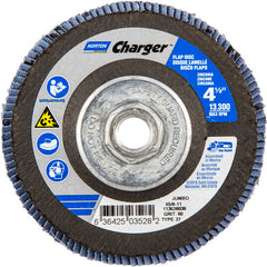 ‎4-1/2″ × 1/4″ × 5/8″ Jumbo Charger R822 Flap Disc Type 27 Jumbo 60 Grit - Industrial Tool & Supply