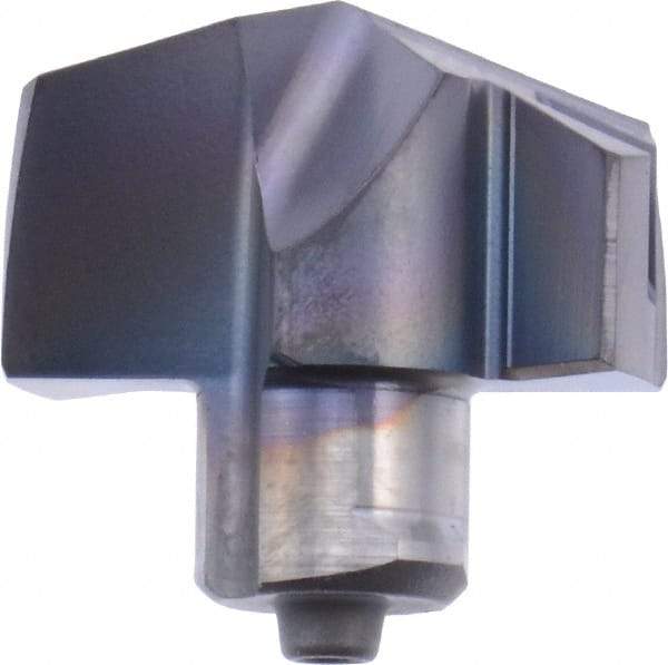 Iscar - Series ICP, 0.669" Diam Grade IC908 140° Replaceable Drill Tip - Carbide, TiAlN Finish - Industrial Tool & Supply