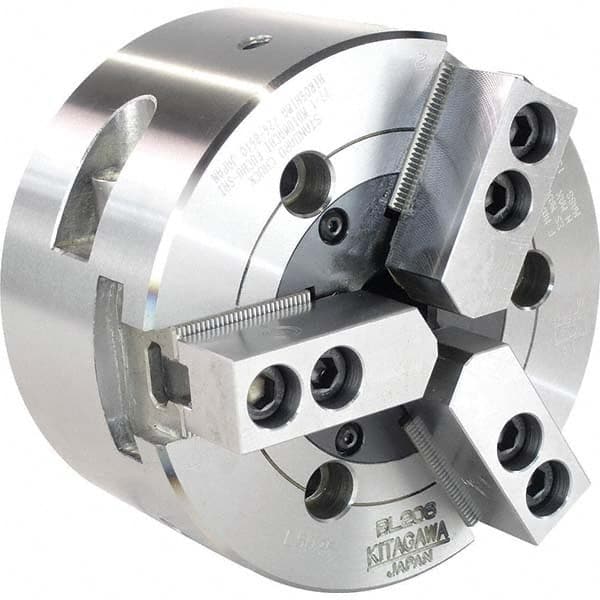 Kitagawa - Power Lathe Chucks Chuck Diameter (Decimal Inch): 6.0000 Number of Jaws: 3 - Industrial Tool & Supply