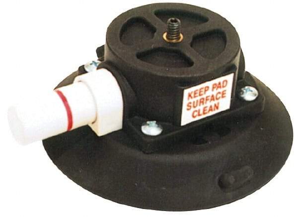 Woods Power-Grip - 40 Lb. Capacity Vacuum Mount Lifter - 4-1/2 Inch Diameter Polycarbonate Cup and 1/4-20 x 5/16 Inch Length Stud Mount - Industrial Tool & Supply