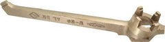 Ampco - 12" Long Aluminum Bronze Drum Plug Wrench - For Use with 3/4" and 2" Bungs, Nonsparking - Industrial Tool & Supply
