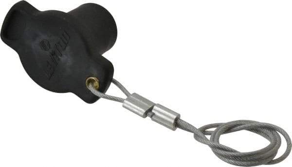 Leviton - 3R NEMA Rated, Male, Black Single Pole Protective Cap - For Use with Female Plug, CSA Certified, UL Listed - Industrial Tool & Supply