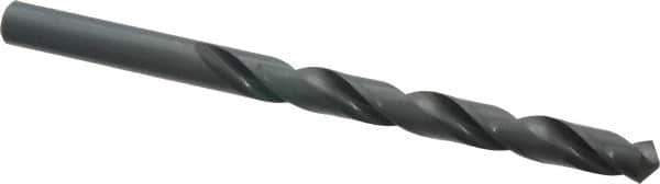 Cleveland - Letter L 118° High Speed Steel Jobber Drill - Oxide Finish, Right Hand Cut, Spiral Flute, Straight Shank, 4-1/4" OAL, Standard Point - Industrial Tool & Supply