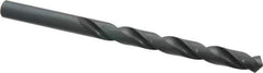 Cleveland - Letter L 118° High Speed Steel Jobber Drill - Oxide Finish, Right Hand Cut, Spiral Flute, Straight Shank, 4-1/4" OAL, Standard Point - Industrial Tool & Supply