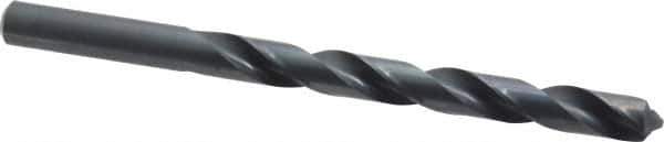 Cleveland - Letter R 118° High Speed Steel Jobber Drill - Oxide Finish, Right Hand Cut, Spiral Flute, Straight Shank, 4-3/4" OAL, Standard Point - Industrial Tool & Supply