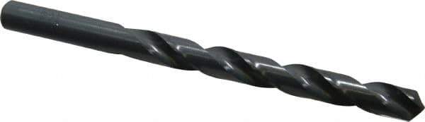 Cleveland - Letter T 118° High Speed Steel Jobber Drill - Oxide Finish, Right Hand Cut, Spiral Flute, Straight Shank, 4-7/8" OAL, Standard Point - Industrial Tool & Supply