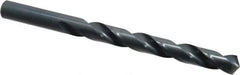 Cleveland - Letter Z 118° High Speed Steel Jobber Drill - Oxide Finish, Right Hand Cut, Spiral Flute, Straight Shank, 5-1/4" OAL, Standard Point - Industrial Tool & Supply