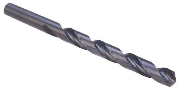 Cleveland - 6.1mm 118° High Speed Steel Jobber Drill - Oxide Finish, Right Hand Cut, Spiral Flute, Straight Shank, 3.976" OAL, Standard Point - Industrial Tool & Supply