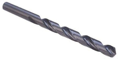 Chicago-Latrobe - 0.5mm 118° High Speed Steel Jobber Drill - Oxide Finish, Right Hand Cut, Spiral Flute, Straight Shank, 22mm OAL, Standard Point - Industrial Tool & Supply