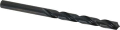 Cleveland - 7.9mm 118° High Speed Steel Jobber Drill - Oxide Finish, Right Hand Cut, Spiral Flute, Straight Shank, 4.606" OAL, Standard Point - Industrial Tool & Supply