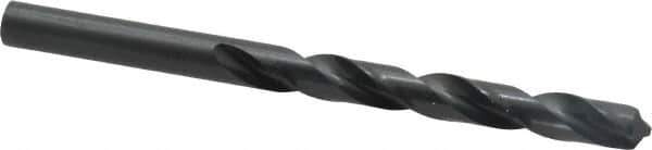 Cleveland - 8.8mm 118° High Speed Steel Jobber Drill - Oxide Finish, Right Hand Cut, Spiral Flute, Straight Shank, 4.921" OAL, Standard Point - Industrial Tool & Supply