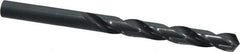 Cleveland - 9.4mm 118° High Speed Steel Jobber Drill - Oxide Finish, Right Hand Cut, Spiral Flute, Straight Shank, 4.921" OAL, Standard Point - Industrial Tool & Supply