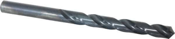Cleveland - 9.7mm 118° High Speed Steel Jobber Drill - Oxide Finish, Right Hand Cut, Spiral Flute, Straight Shank, 5.236" OAL, Standard Point - Industrial Tool & Supply