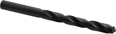 Cleveland - 12.2mm 118° High Speed Steel Jobber Drill - Oxide Finish, Right Hand Cut, Spiral Flute, Straight Shank, 5.945" OAL, Standard Point - Industrial Tool & Supply