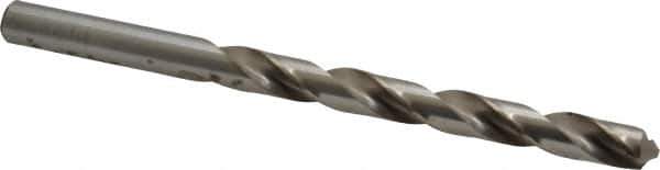 Cleveland - 19/64" 118° High Speed Steel Jobber Drill - Bright Finish, Right Hand Cut, Spiral Flute, Straight Shank, 4-3/8" OAL, Standard Point - Industrial Tool & Supply
