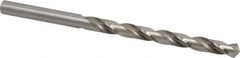 Cleveland - Letter A 118° High Speed Steel Jobber Drill - Bright Finish, Right Hand Cut, Spiral Flute, Straight Shank, 3-7/8" OAL, Standard Point - Industrial Tool & Supply