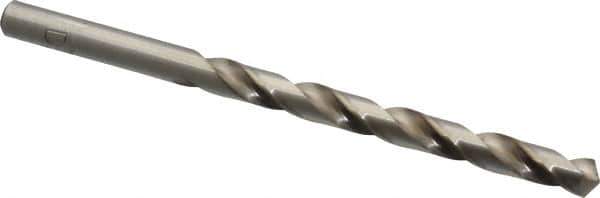 Cleveland - Letter D 118° High Speed Steel Jobber Drill - Bright Finish, Right Hand Cut, Spiral Flute, Straight Shank, 4" OAL, Standard Point - Industrial Tool & Supply