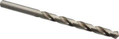 Cleveland - Letter D 118° High Speed Steel Jobber Drill - Bright Finish, Right Hand Cut, Spiral Flute, Straight Shank, 4" OAL, Standard Point - Industrial Tool & Supply