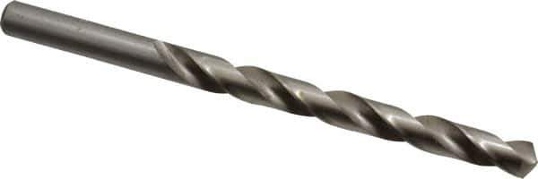 Cleveland - Letter M 118° High Speed Steel Jobber Drill - Bright Finish, Right Hand Cut, Spiral Flute, Straight Shank, 4-3/8" OAL, Standard Point - Industrial Tool & Supply