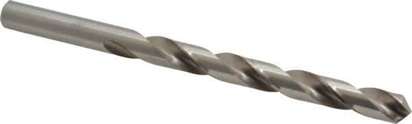 Cleveland - Letter R 118° High Speed Steel Jobber Drill - Bright Finish, Right Hand Cut, Spiral Flute, Straight Shank, 4-3/4" OAL, Standard Point - Industrial Tool & Supply
