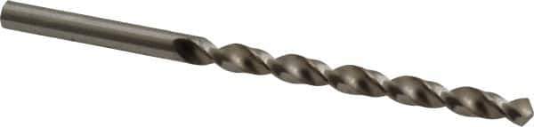 Cleveland - #6 118° High Speed Steel Jobber Drill - Bright Finish, Right Hand Cut, Spiral Flute, Straight Shank, 3-3/4" OAL, Standard Point - Industrial Tool & Supply