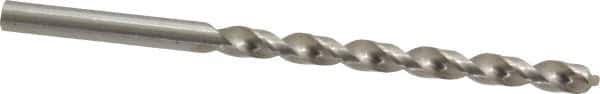 Cleveland - #10 118° High Speed Steel Jobber Drill - Bright Finish, Right Hand Cut, Spiral Flute, Straight Shank, 3-5/8" OAL, Standard Point - Industrial Tool & Supply