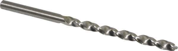 Cleveland - #13 118° High Speed Steel Jobber Drill - Bright Finish, Right Hand Cut, Spiral Flute, Straight Shank, 3-1/2" OAL, Standard Point - Industrial Tool & Supply