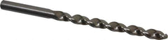 Cleveland - Letter B 118° High Speed Steel Jobber Drill - Bright Finish, Right Hand Cut, Spiral Flute, Straight Shank, 4" OAL, Standard Point - Industrial Tool & Supply