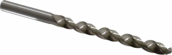 Cleveland - Letter H 118° High Speed Steel Jobber Drill - Bright Finish, Right Hand Cut, Spiral Flute, Straight Shank, 4-1/8" OAL, Standard Point - Industrial Tool & Supply