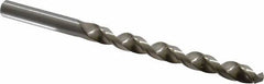 Cleveland - Letter H 118° High Speed Steel Jobber Drill - Bright Finish, Right Hand Cut, Spiral Flute, Straight Shank, 4-1/8" OAL, Standard Point - Industrial Tool & Supply