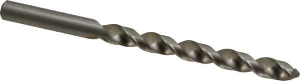 Cleveland - Letter N 118° High Speed Steel Jobber Drill - Bright Finish, Right Hand Cut, Spiral Flute, Straight Shank, 4-3/8" OAL, Standard Point - Industrial Tool & Supply