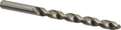Cleveland - Letter U 118° High Speed Steel Jobber Drill - Bright Finish, Right Hand Cut, Spiral Flute, Straight Shank, 5" OAL, Standard Point - Industrial Tool & Supply